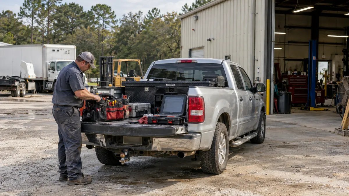 Illustration of what we do in a Louisiana mobile-service setting