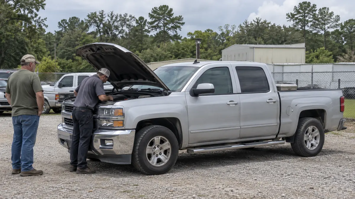 Illustration of step 2: we assess the job in a Louisiana mobile-service setting